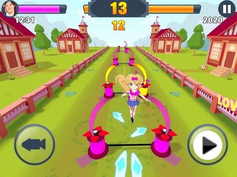 Lively Holi Sprint Game Screenshot